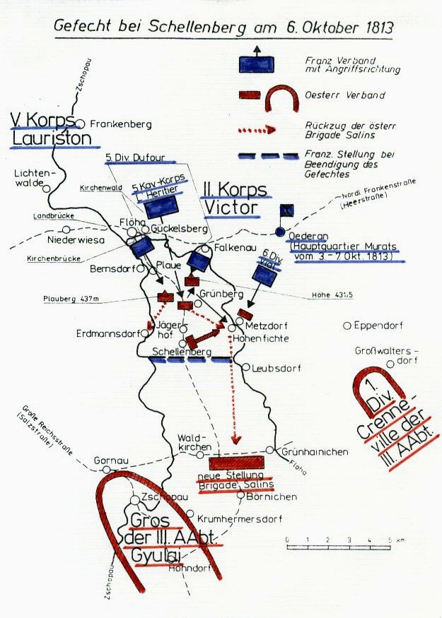 Gefecht bei Schellenberg am 6. Oktober 1813